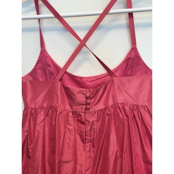 J. CREW Taffeta Pink Ballerina Dress Silk Sz 6 Barbiecore Coquette Legally Blond - Picture 5 of 8